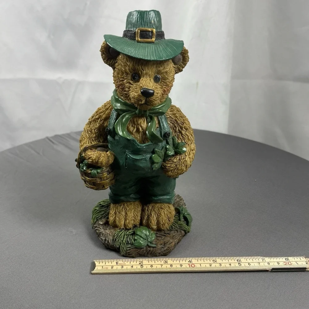 Vintage Leprechaun St. Patrick's Day‎ Resin Teddy